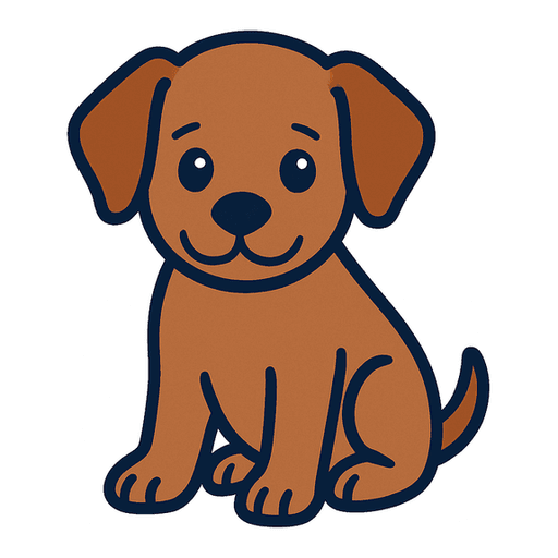 a young brown puppy