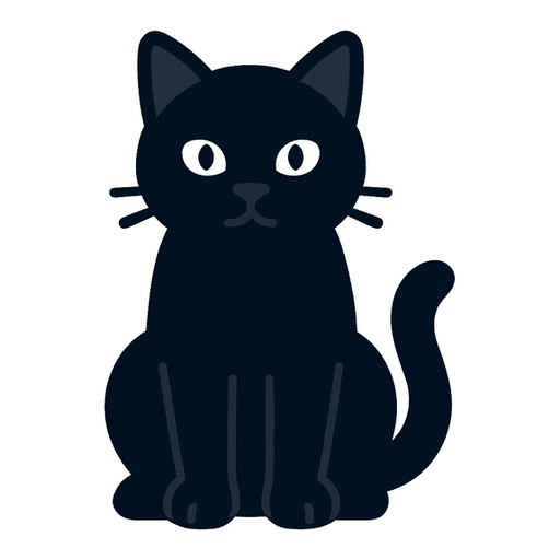 a black cat