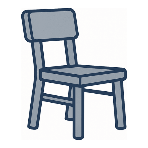 a grey chair