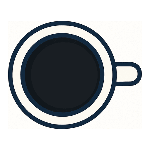 a cup of black coffee