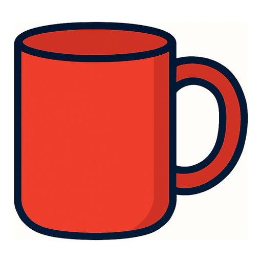 a red mug
