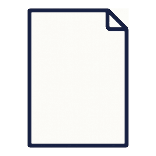 a blank white sheet of paper