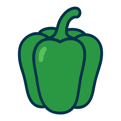 a green bell pepper