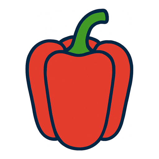 a red bell pepper