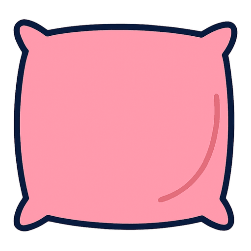 a pink pillow