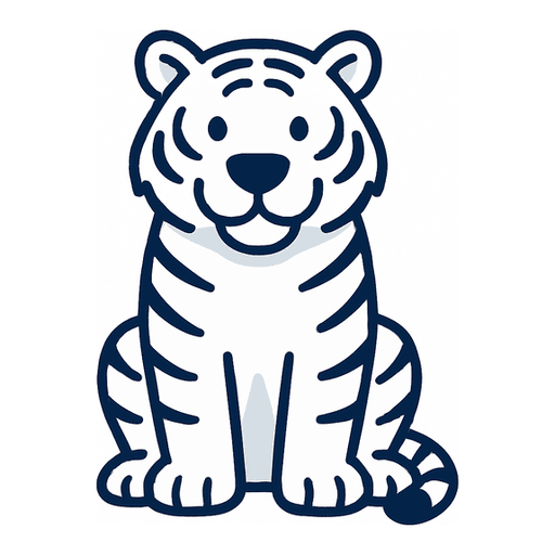 a white tiger