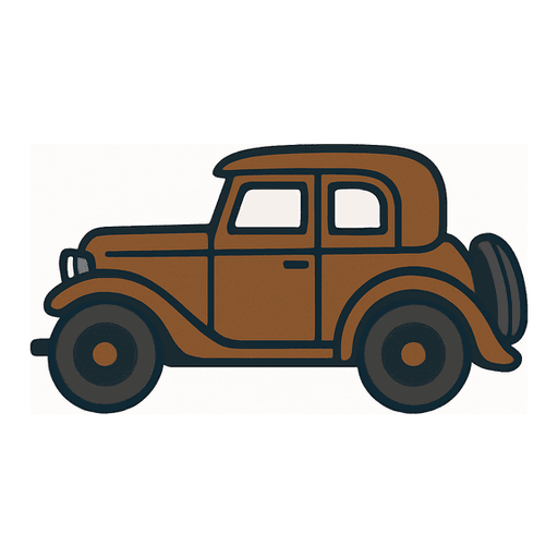 an old vintage car